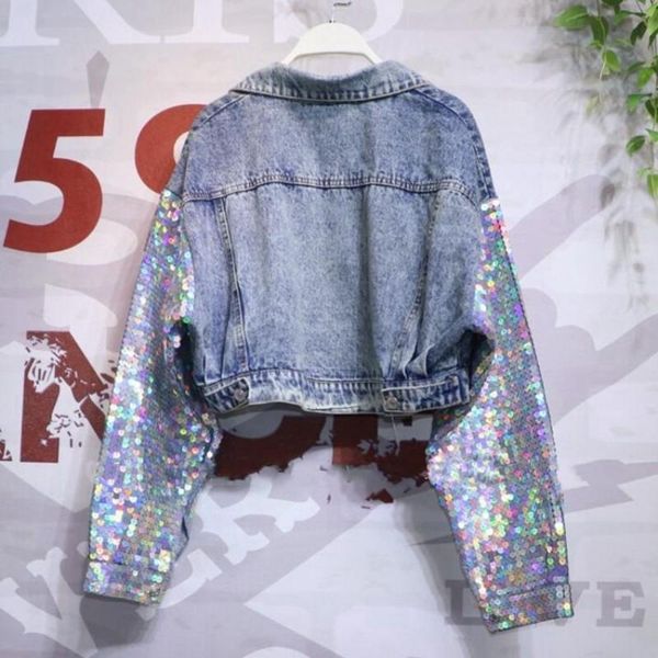 batwing рукава короткие джинсовые куртки женщины моды радуга блестки отворотом harajuku джинсы куртки женские new высокого качества женский, Black;brown
batwing рукава короткие джинсовые куртки женщины моды радуга блестки отворотом harajuku джинсы куртки женские new высокого качества женский, Black;brown