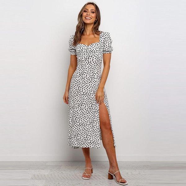 2020 new summer puff sleeve print dress women casual square collar short sleeve mid-calf chiffon dress1, Black;gray
2020 new summer puff sleeve print dress women casual square collar short sleeve mid-calf chiffon dress1, Black;gray