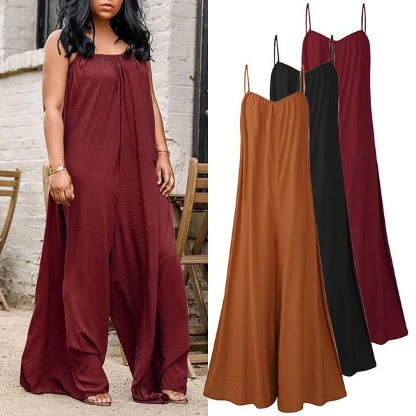 vintage sleeveless casual loose rompers solid beach women summer wide leg jumpsuits zanzea pockets 2020 playsuits plus size 5xl, Black;white
vintage sleeveless casual loose rompers solid beach women summer wide leg jumpsuits zanzea pockets 2020 playsuits plus size 5xl, Black;white