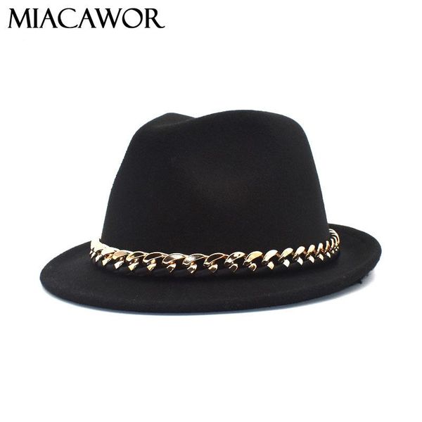 wide brim hats miacawor autumn winter wool fedoras women chain panama jazz hat men british vintage cowboy f114, Blue;gray
wide brim hats miacawor autumn winter wool fedoras women chain panama jazz hat men british vintage cowboy f114, Blue;gray