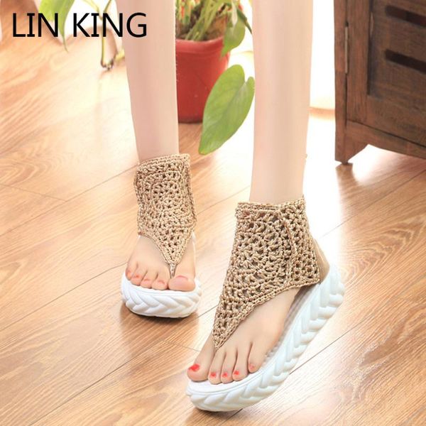 dress shoes lin king zipper women sandals fashion floral knit summer platform thick sole high wedges gladiator, Black
dress shoes lin king zipper women sandals fashion floral knit summer platform thick sole high wedges gladiator, Black