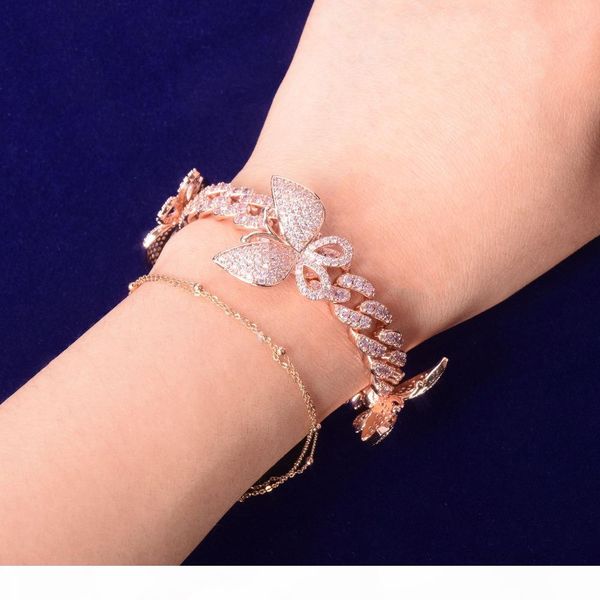 10mm pink miami cuban link bracelet with butterfly bling women jewelry zircon hip hop chain bangle, Golden;silver
10mm pink miami cuban link bracelet with butterfly bling women jewelry zircon hip hop chain bangle, Golden;silver