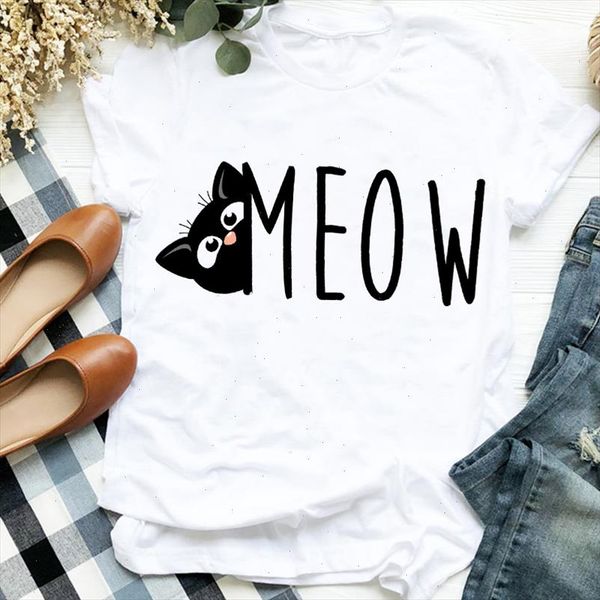 women lady casual cat letter funny 90s style cute print shirt t tee for womens clothes tshirt female graphic t shirt, White
women lady casual cat letter funny 90s style cute print shirt t tee for womens clothes tshirt female graphic t shirt, White