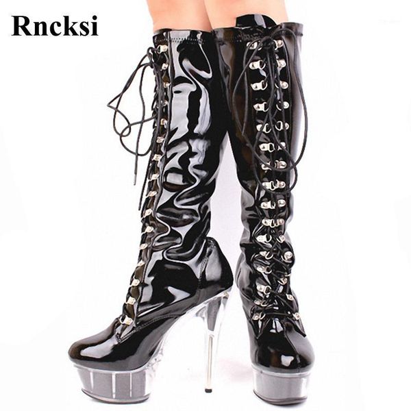 boots rncksi fashion women pole dance wedding night club party quee dress lace up 15cm heels high knee boots1, Black
boots rncksi fashion women pole dance wedding night club party quee dress lace up 15cm heels high knee boots1, Black