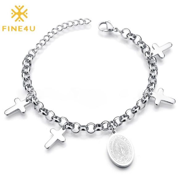 charm bracelets fine4u b427 virgin mary bracelet virgen de guadalupe pulsera cross for women, Golden;silver
charm bracelets fine4u b427 virgin mary bracelet virgen de guadalupe pulsera cross for women, Golden;silver