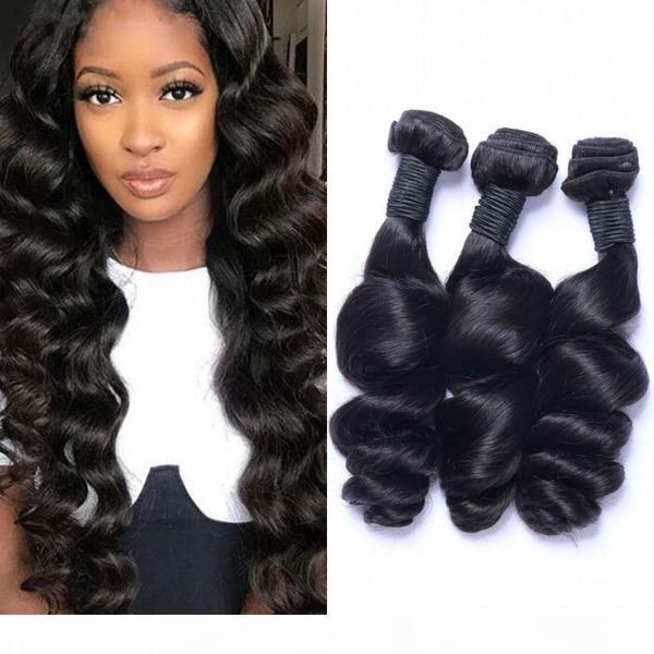 loose wave bundles mongolian hair bundles 8-26 inches unprocessed human hair extensions non-remy double weft 3 bundles, Black
loose wave bundles mongolian hair bundles 8-26 inches unprocessed human hair extensions non-remy double weft 3 bundles, Black