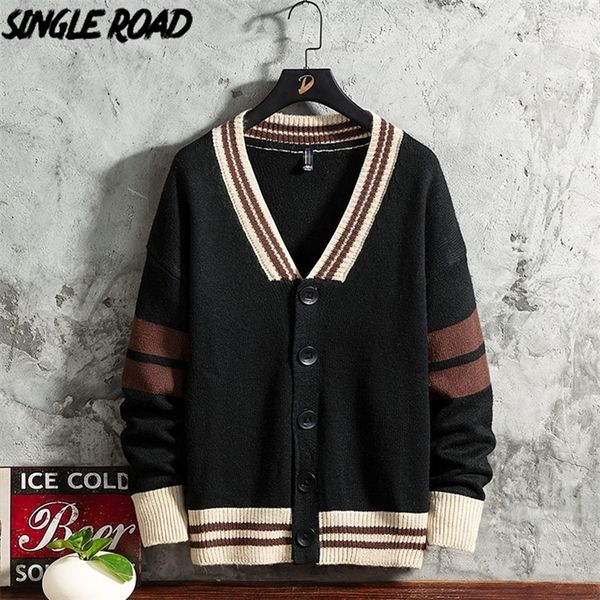 singleroad mens cardigan knitted winter side striped patchwork harajuku oversized sweaters black sweater men 201211, White;black
singleroad mens cardigan knitted winter side striped patchwork harajuku oversized sweaters black sweater men 201211, White;black