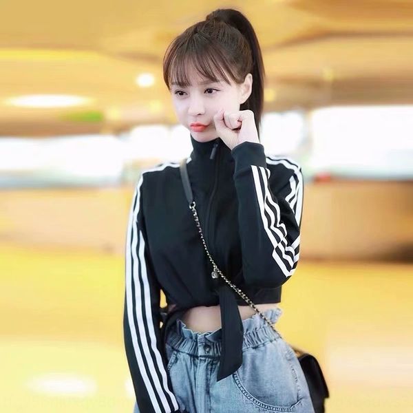 sportswear female star shen mengchen jacket jacket airport same autumn short casual thin sports cardigan fashion hgaff, Black
sportswear female star shen mengchen jacket jacket airport same autumn short casual thin sports cardigan fashion hgaff, Black