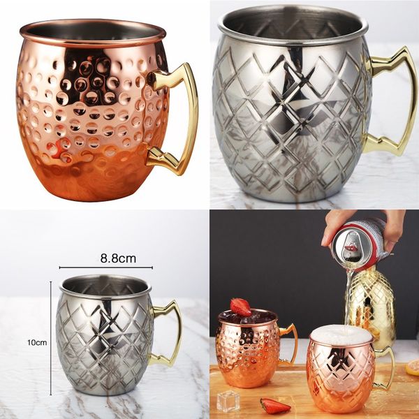 new arrival moscow mule mug metal color stainless steel bar beer cup hammer point copper plated cocktail tumblers 530ml 17 7xle1
new arrival moscow mule mug metal color stainless steel bar beer cup hammer point copper plated cocktail tumblers 530ml 17 7xle1