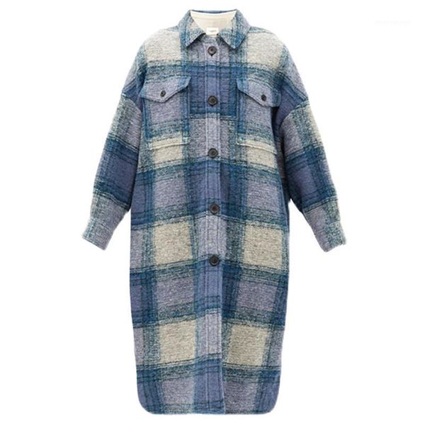 women's wool & blends 2021 autumn and winter woolen plaid ladies coat mid length loose lapel jacket single breasted temperament c0301, Black
women's wool & blends 2021 autumn and winter woolen plaid ladies coat mid length loose lapel jacket single breasted temperament c0301, Black