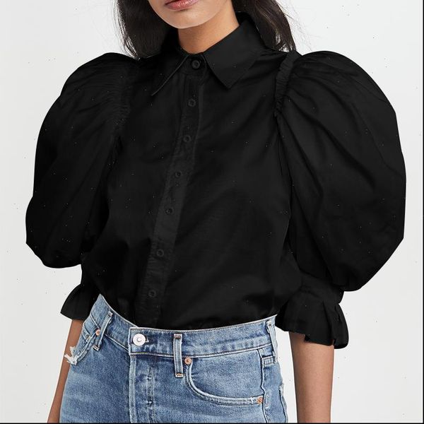 vonda 2021 women blouses and casual turn down neck half sleeve party shirts plus size long lantern sleeve shirts 5xl blusas, White
vonda 2021 women blouses and casual turn down neck half sleeve party shirts plus size long lantern sleeve shirts 5xl blusas, White