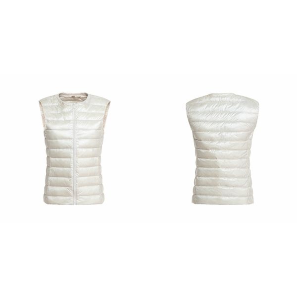 2021 new waistcoat women's vests ultra light down vest women portable sleeveless without collar winter warm liner outwear 1s64, Black;white
2021 new waistcoat women's vests ultra light down vest women portable sleeveless without collar winter warm liner outwear 1s64, Black;white