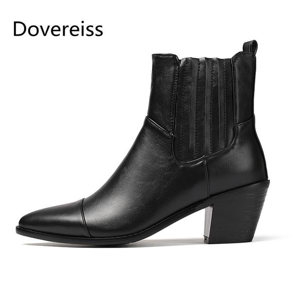 boots dovereiss fashion women's shoes winter pure color brown burgundy chunky heels slip on pointed toe short big size 46, Black
boots dovereiss fashion women's shoes winter pure color brown burgundy chunky heels slip on pointed toe short big size 46, Black