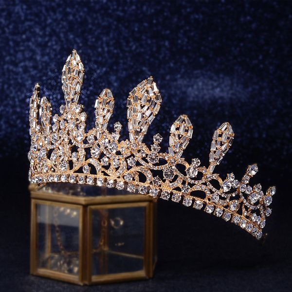 sbaroque xianmei korean golden atmosphere dress luxury headdress super fairy bride wedding crown s, Silver
sbaroque xianmei korean golden atmosphere dress luxury headdress super fairy bride wedding crown s, Silver