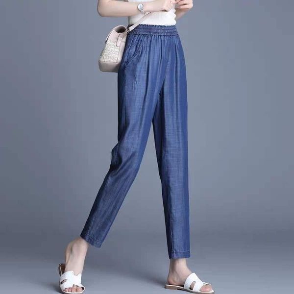 women's jeans for women mom high waist loose casual woman elastic stretch female washed denim plus size 4xl f88, Blue
women's jeans for women mom high waist loose casual woman elastic stretch female washed denim plus size 4xl f88, Blue