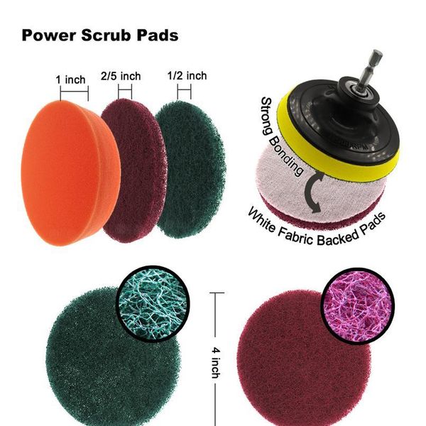 15pcs drill brush power scrubber brush cleaning attachment kit with extender for bathroom surfaces tub, shower, tile bbyvpj
15pcs drill brush power scrubber brush cleaning attachment kit with extender for bathroom surfaces tub, shower, tile bbyvpj