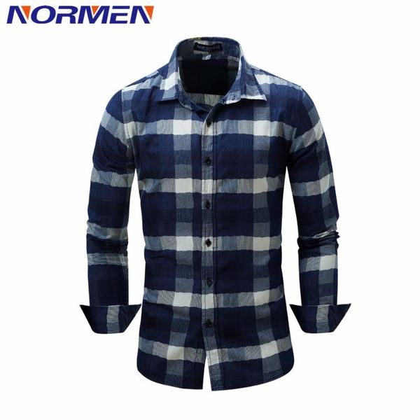 men's casual shirts normen brand clothing plaid shirt grade denim full sleeve easy care for men camisa social masculina, White;black
men's casual shirts normen brand clothing plaid shirt grade denim full sleeve easy care for men camisa social masculina, White;black