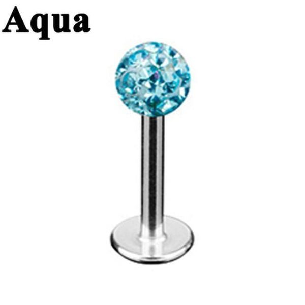 1pc surgical steel crystal labret lip stud colorful ferido ball epoxy cz gem ball ear cartilage tragus piercing stud earring 16g q sqcjqu, Silver
1pc surgical steel crystal labret lip stud colorful ferido ball epoxy cz gem ball ear cartilage tragus piercing stud earring 16g q sqcjqu, Silver