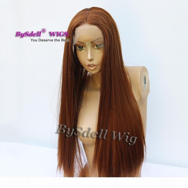 lace front wig long straight auburn brown color synthetic hair wigs for black women heat resistant hair can use curler
lace front wig long straight auburn brown color synthetic hair wigs for black women heat resistant hair can use curler