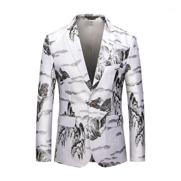 men's suits & blazers men's casual business wedding long sleeve print floral suit coat jacket chaqueta de vestir hombre dropshipin, White;black
men's suits & blazers men's casual business wedding long sleeve print floral suit coat jacket chaqueta de vestir hombre dropshipin, White;black
