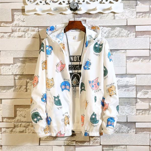 men's jackets summer japanese men sun protection clothing wind couple sunscreen jacket cartoon plus size 3xl teenager out wear coats, Black;brown
men's jackets summer japanese men sun protection clothing wind couple sunscreen jacket cartoon plus size 3xl teenager out wear coats, Black;brown