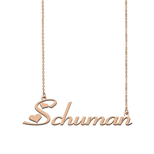 schuman name necklace custom nameplate pendant for women girls birthday gift kids friends jewelry 18k gold plated stainless steel, Silver
schuman name necklace custom nameplate pendant for women girls birthday gift kids friends jewelry 18k gold plated stainless steel, Silver