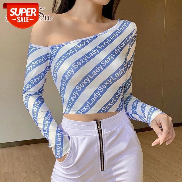 artsu off shoulder long sleeve tshirt women striped letter print crop slim fashion t shirt casual tees ts52383 #lc1w, White
artsu off shoulder long sleeve tshirt women striped letter print crop slim fashion t shirt casual tees ts52383 #lc1w, White