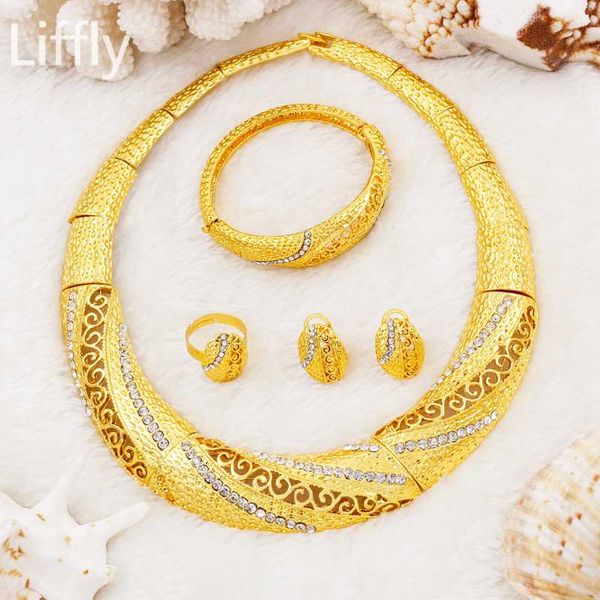 2020 new fashion african women 24 gold jewelry sets crystal necklace ring earrings charm bride wedding jewelry accessories, Silver
2020 new fashion african women 24 gold jewelry sets crystal necklace ring earrings charm bride wedding jewelry accessories, Silver
