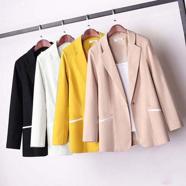 peonfly autumn new fashion blazer jacket women casual pockets long sleeve pockets coat office ladies solid loose blazers 20201, White;black
peonfly autumn new fashion blazer jacket women casual pockets long sleeve pockets coat office ladies solid loose blazers 20201, White;black