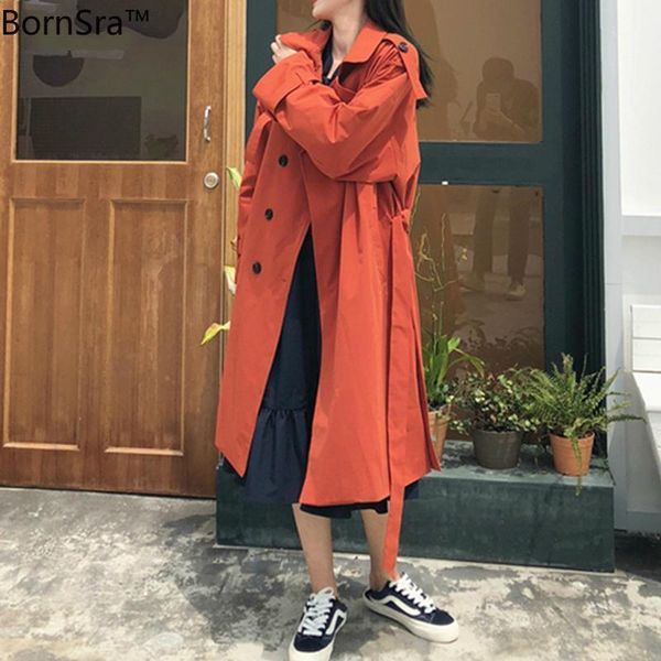 bornsra loose vintage loose double-breasted female overcoats casual turn-down neck women trench coat spring windbreaker outwear1, Tan;black
bornsra loose vintage loose double-breasted female overcoats casual turn-down neck women trench coat spring windbreaker outwear1, Tan;black