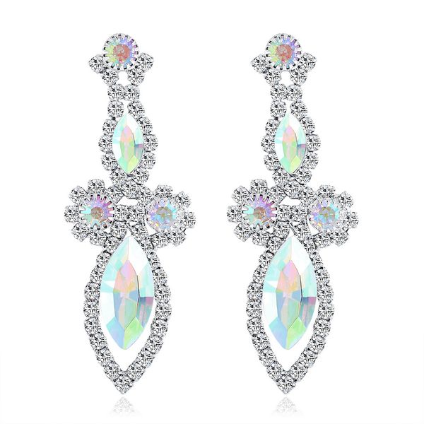 2020 european and american fashion crystal bridal jewelry wild ladies earrings earrings popular spot, Silver
2020 european and american fashion crystal bridal jewelry wild ladies earrings earrings popular spot, Silver