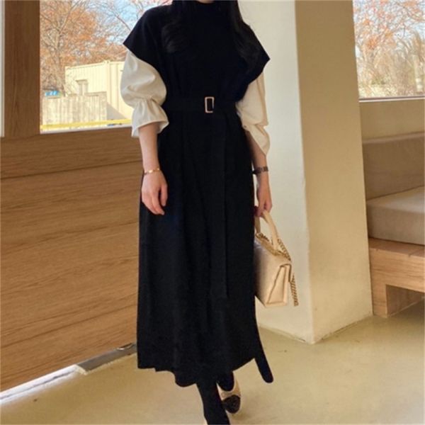 2021 new female correspondence assemblies oversized solid extension sleeves sleeveless mock neck thin waist mid-calf calf dress n6la, Gray
2021 new female correspondence assemblies oversized solid extension sleeves sleeveless mock neck thin waist mid-calf calf dress n6la, Gray