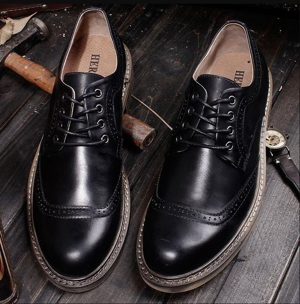 men shoes black genuine leather luxury formal business dress shoes oxfords brock carved leather for male
men shoes black genuine leather luxury formal business dress shoes oxfords brock carved leather for male