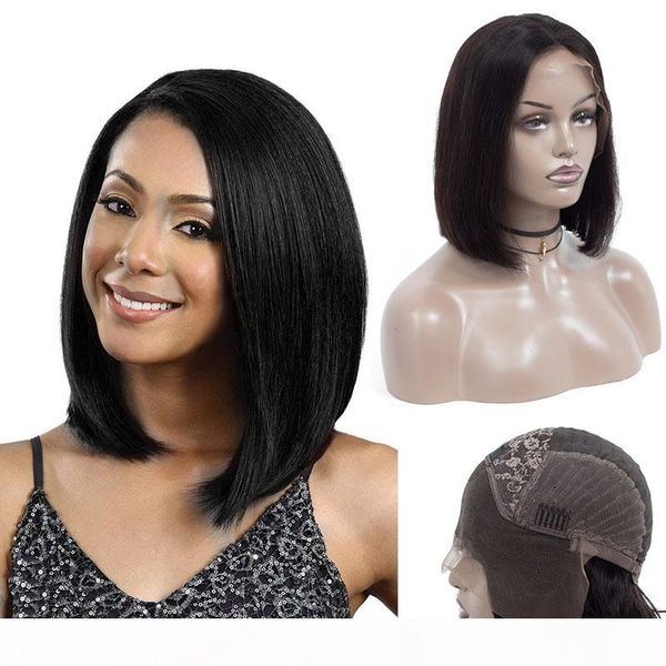 brailian virgin hair bob wig short inch lace wig 8-18inch straight 613# blonde natural color remy hair bob, Black;brown 
brailian virgin hair bob wig short inch lace wig 8-18inch straight 613# blonde natural color remy hair bob, Black;brown