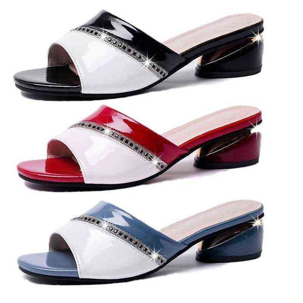 women's sandals and thick high heels, medium and high-grade high fashion, novelty in summer 2021, Black
women's sandals and thick high heels, medium and high-grade high fashion, novelty in summer 2021, Black