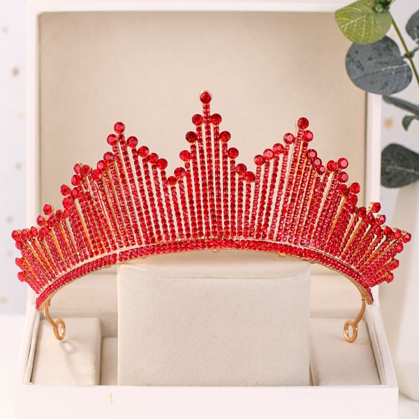 red rhinestone crystal wedding crown bride tiaras and crowns queen diadem pageant party crown bridal hair jewelry accessories, Slivery;golden
red rhinestone crystal wedding crown bride tiaras and crowns queen diadem pageant party crown bridal hair jewelry accessories, Slivery;golden