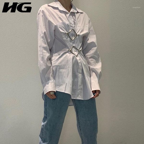 hg white striped blouse women loose fashion all match turn down collar 2020 new autumn lock collect waist shirt goddess zp22551
hg white striped blouse women loose fashion all match turn down collar 2020 new autumn lock collect waist shirt goddess zp22551