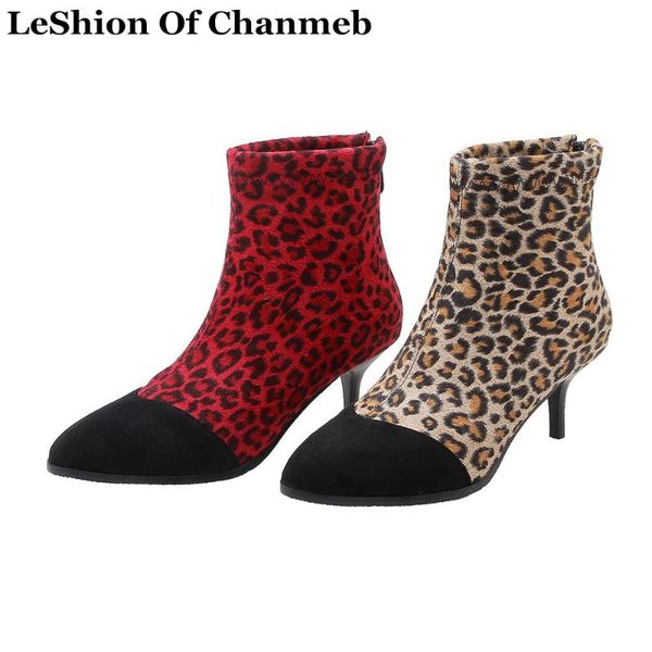 plus size 45 46 47 48 kitten heels point toe sock boots for women ladies leopard shoes autumn zipper ankle boots 2020, Black
plus size 45 46 47 48 kitten heels point toe sock boots for women ladies leopard shoes autumn zipper ankle boots 2020, Black