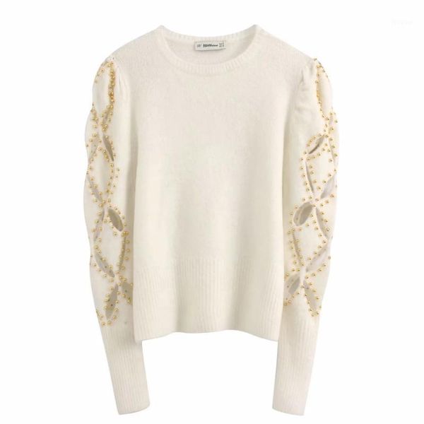 2020 women hollow out diamond design long sleeve patchwork knitted sweater female basic beading casual pullovers chic s2381, White;black
2020 women hollow out diamond design long sleeve patchwork knitted sweater female basic beading casual pullovers chic s2381, White;black