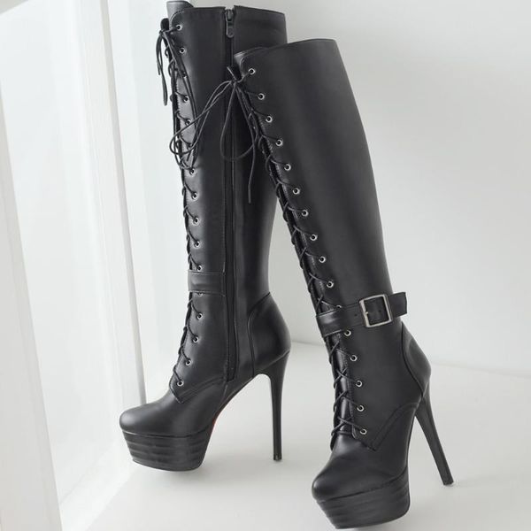 boots 2021 fashion knee high woman party thin heels platform zipper shoes ladies plus size 31-45, Black
boots 2021 fashion knee high woman party thin heels platform zipper shoes ladies plus size 31-45, Black