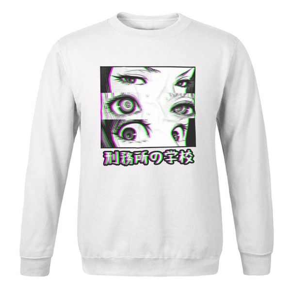 man fashion cartoon clothing hip hop hoodies new prison school eyes sad japanese anime tracksuits spring autumn 2020 sweatshirts, Black
man fashion cartoon clothing hip hop hoodies new prison school eyes sad japanese anime tracksuits spring autumn 2020 sweatshirts, Black