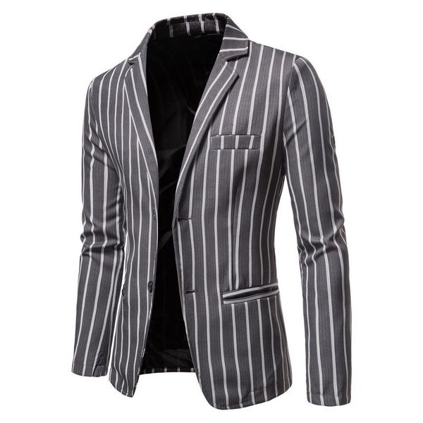 men's suits & blazers 2021 flat collar casual single breasted striped pocket mens blazer jacket autumn large size men, White;black
men's suits & blazers 2021 flat collar casual single breasted striped pocket mens blazer jacket autumn large size men, White;black