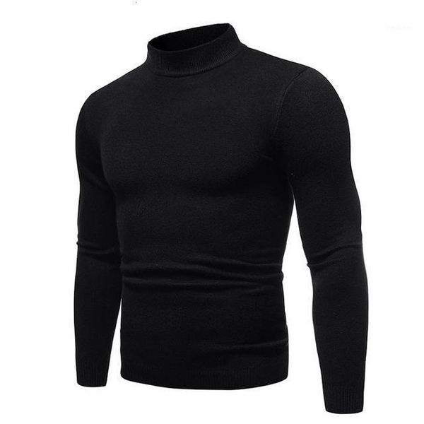 2020 new men's slim high neck sweater pullover men's solid color long sleeve high neck knitted sweater pullover1, White;black
2020 new men's slim high neck sweater pullover men's solid color long sleeve high neck knitted sweater pullover1, White;black