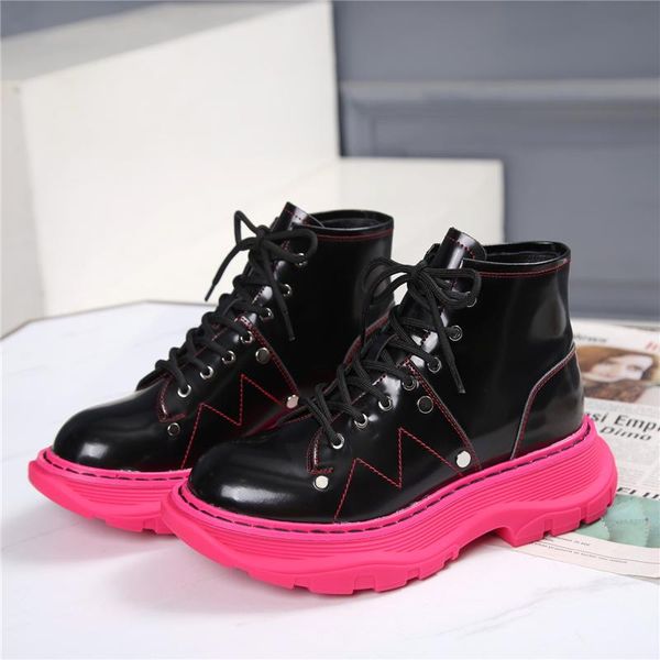 patent leather rose red platform ankle boots mixed colors lace up goth clunky shoes lady designer women shoes 2021, Black
patent leather rose red platform ankle boots mixed colors lace up goth clunky shoes lady designer women shoes 2021, Black