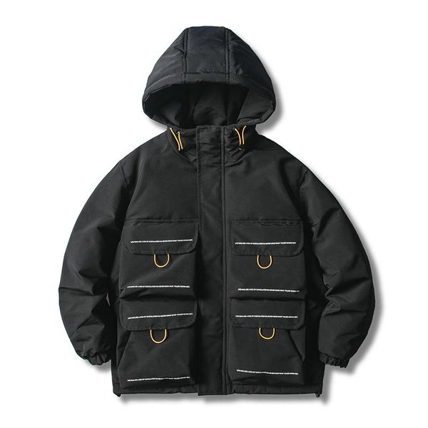 techwear streetwear hip hop jacket men black loose oversized sport harajuku drawstring punk multi pockets casual tactical coat, Black;brown
techwear streetwear hip hop jacket men black loose oversized sport harajuku drawstring punk multi pockets casual tactical coat, Black;brown