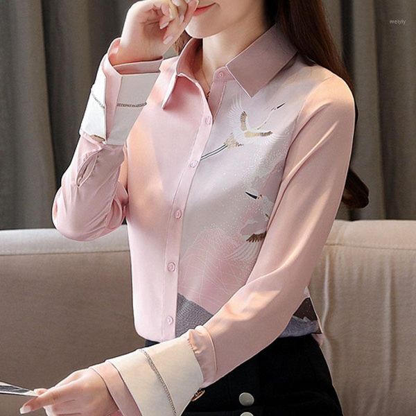 fashion woman blouses 2020 turn down collar blouse women long sleeve print chiffon blouse shirt women clothes blusas c9761, White
fashion woman blouses 2020 turn down collar blouse women long sleeve print chiffon blouse shirt women clothes blusas c9761, White