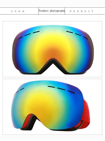 daisyer cross-border foreign trade style ski goggles large spherical glasses card myopia glasses double anti - fog, White;black
daisyer cross-border foreign trade style ski goggles large spherical glasses card myopia glasses double anti - fog, White;black