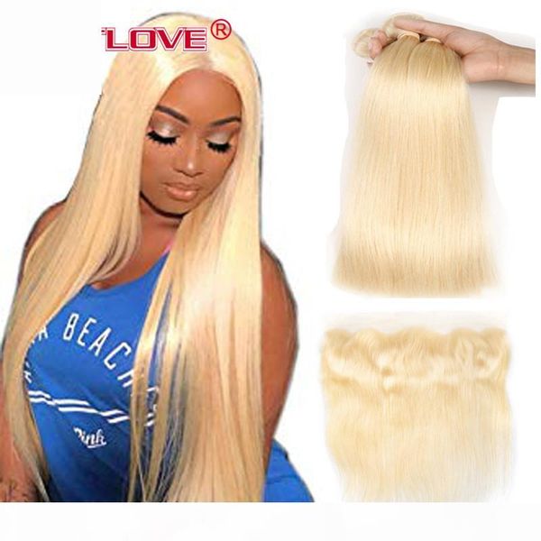 613 blonde bundles with frontal ear to ear straight human hair bundles blonde virgin hair weave 3 bundles with frontal 613# light blonde, Black;brown
613 blonde bundles with frontal ear to ear straight human hair bundles blonde virgin hair weave 3 bundles with frontal 613# light blonde, Black;brown