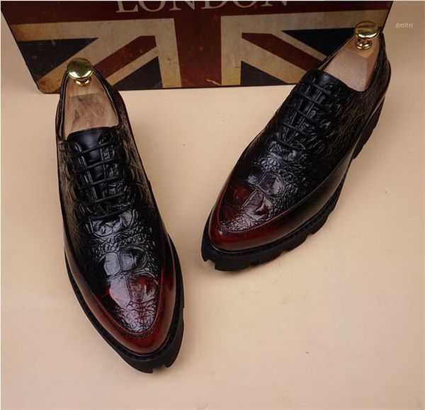 autumn winter pointed toe lace-up shoes men casual shoes british men increased embossed leather1, Black
autumn winter pointed toe lace-up shoes men casual shoes british men increased embossed leather1, Black