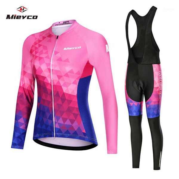 mieyco women's long sleeve 2020 cycling jersey with bib long elastane lycra pink bike jersey tight padded mtb bicycle clothing1, Black;blue
mieyco women's long sleeve 2020 cycling jersey with bib long elastane lycra pink bike jersey tight padded mtb bicycle clothing1, Black;blue